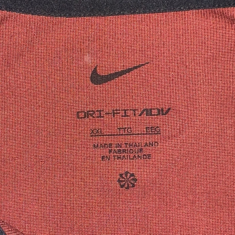 Nike Dri-FIT ADV Tour Mens XXL 1/4 Zip Golf Pullover Red Maroon Ombre FD5833-626 - Picture 4 of 12